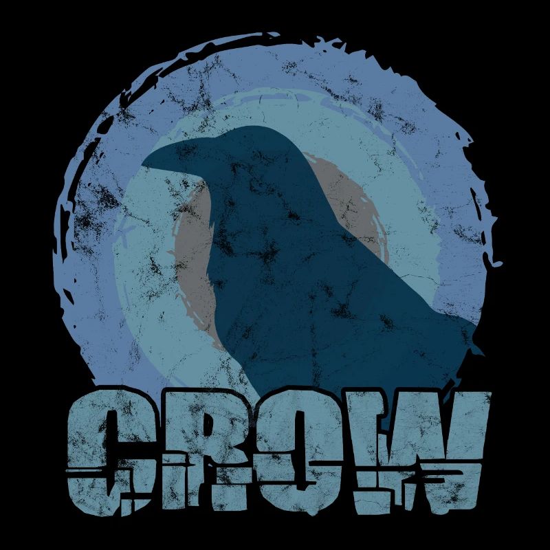 Illustration de silhouette de corbeau