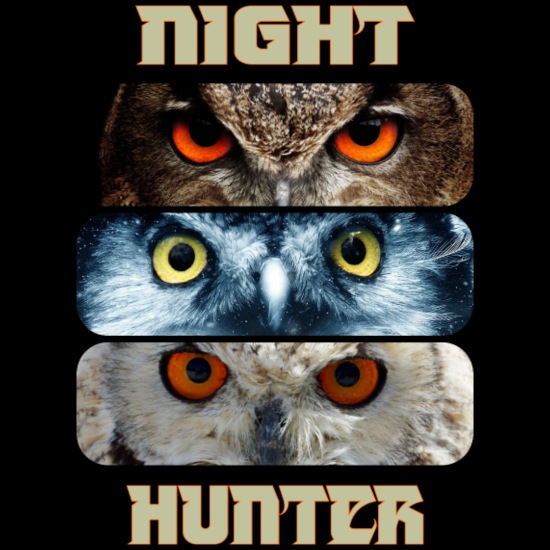 Mirilla Bajo mandato Teleférico Owl Night Hunter Eye Night Hunter UHU ave de rapiña' Beanie | Spreadshirt