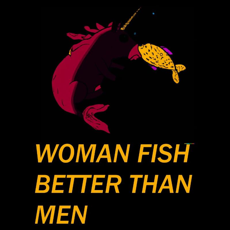 Femmes pêchant drôle