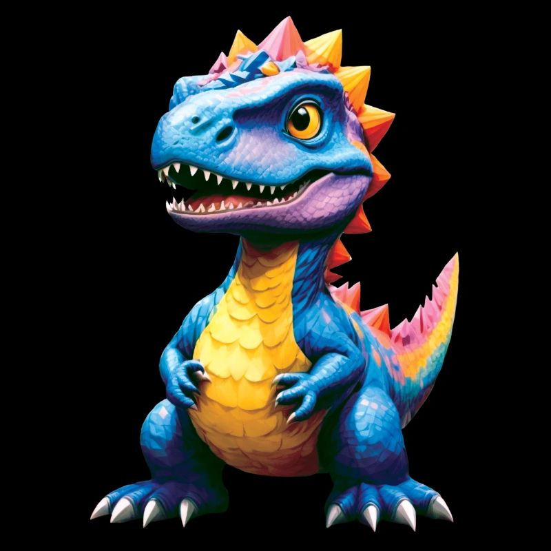 Dino, Dinosaur, Custom Text, Shape