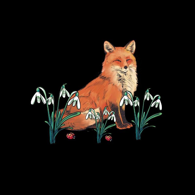 Fox Foxes Spring Spring Beginning Children