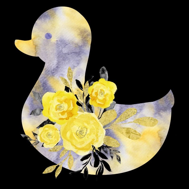 Floral ducky