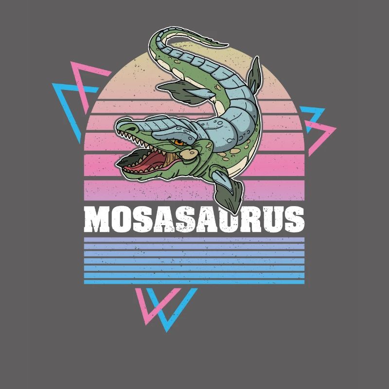 Mosasaurus Urzeit Dino Kinder Spruch Geschenk