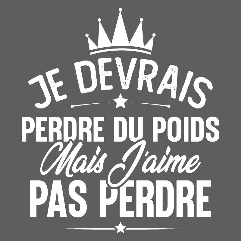 Je devrais perdre du poids mais j'aime pas perdre