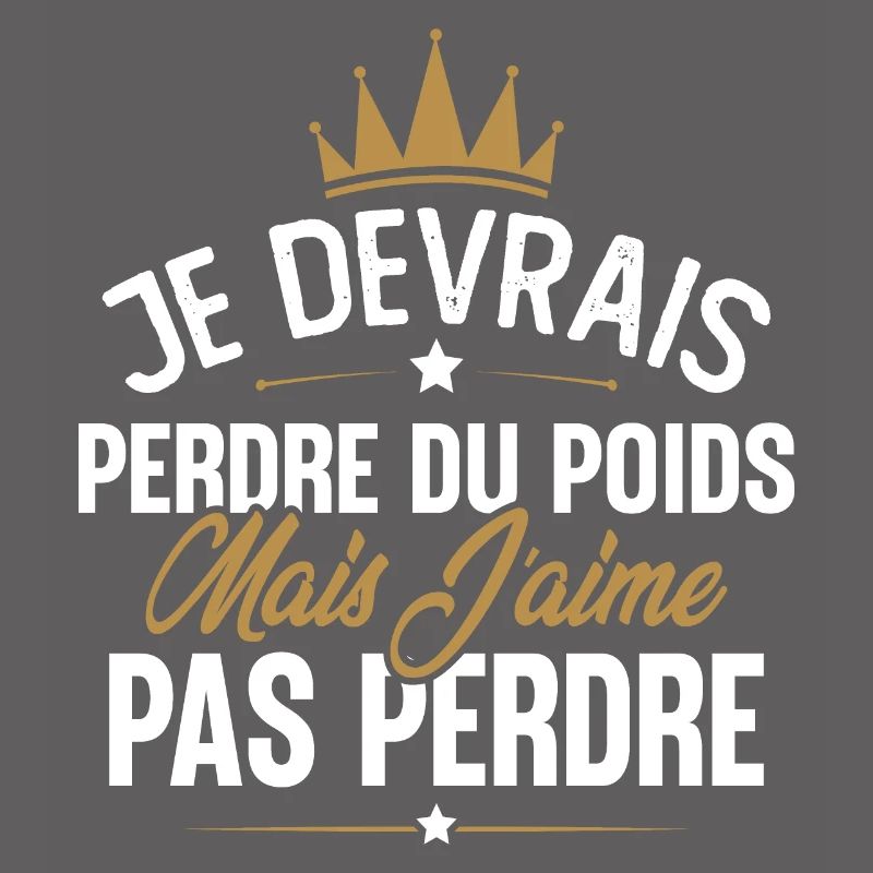Je devrais perdre du poids mais j'aime pas perdre