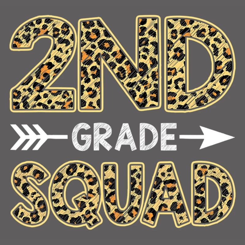 2Nd Grade Squad Leopard Second Grade Teacher Stud