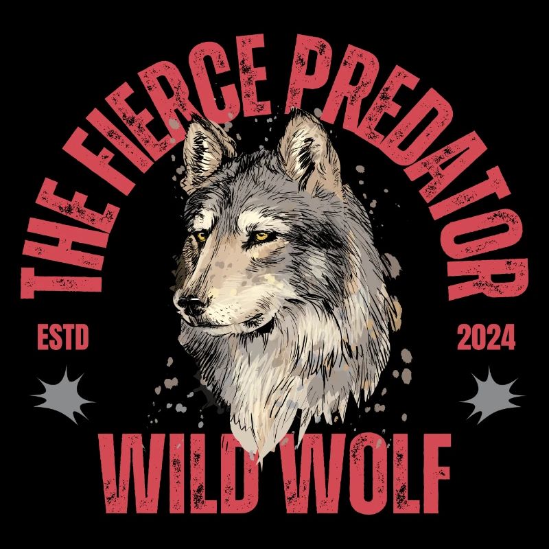 Wild wolf