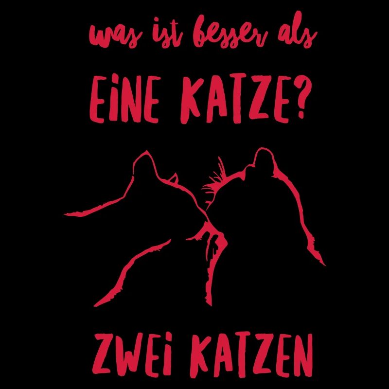 Zwei Katzen Kuss