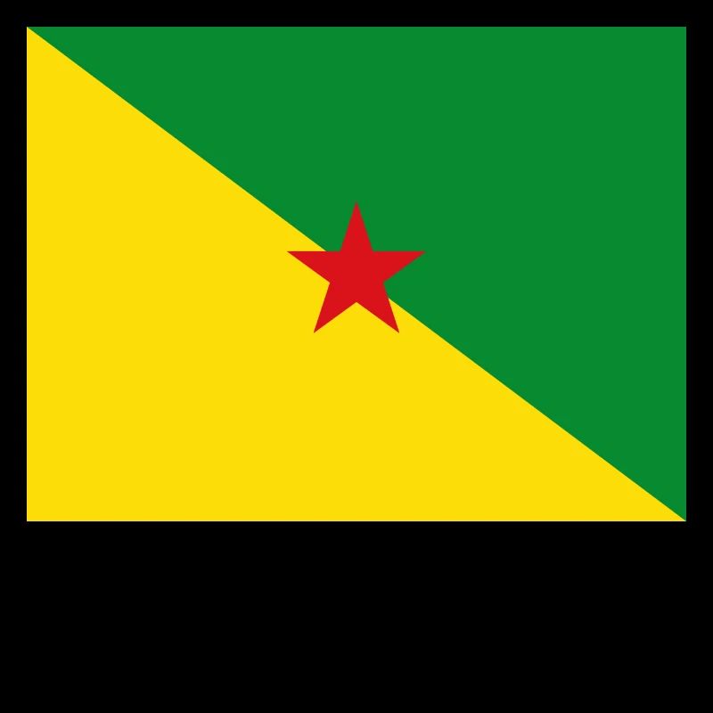 Drapeau de la Guyane française (gf)