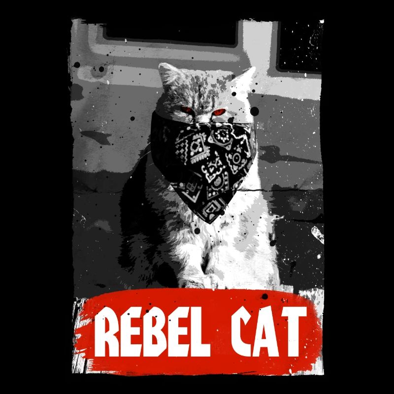 Rebel Cat - Grumpy Cat - Katze
