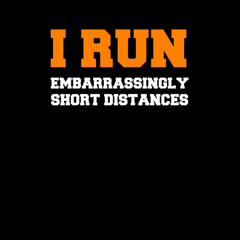 Courir le jogging marathon drôle sort