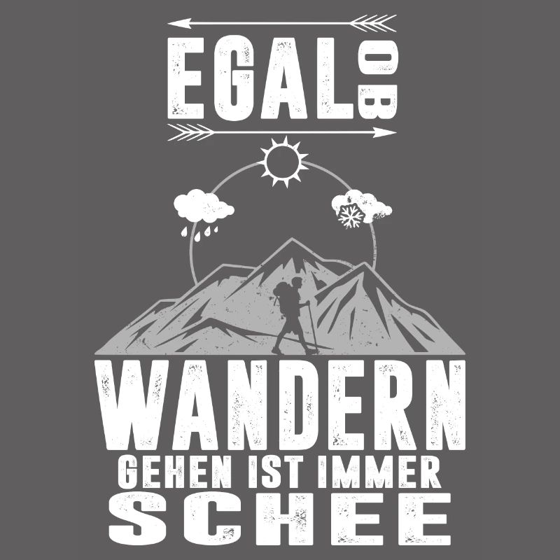 Egal ob Sonne Regen oder Schnee - Wandern