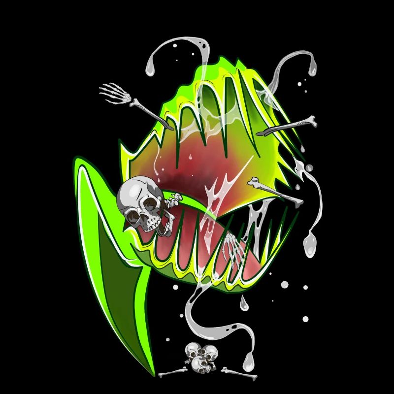 Botanical Shirt Carnivorous Plants Venus Flytrap