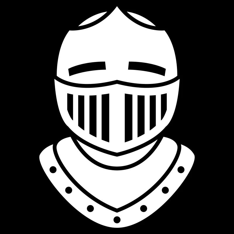Casque de chevalier