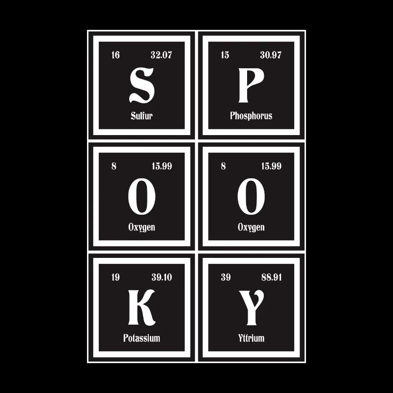 Spooky - Periodic Table of Elements