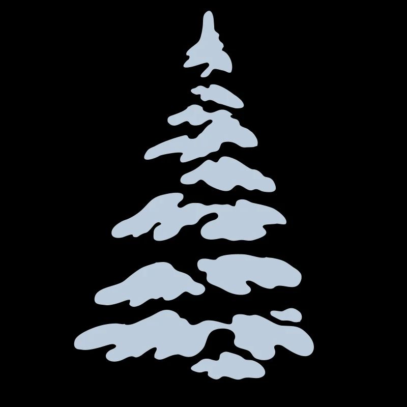 Tree and snow, snowy tree, Christmas tree