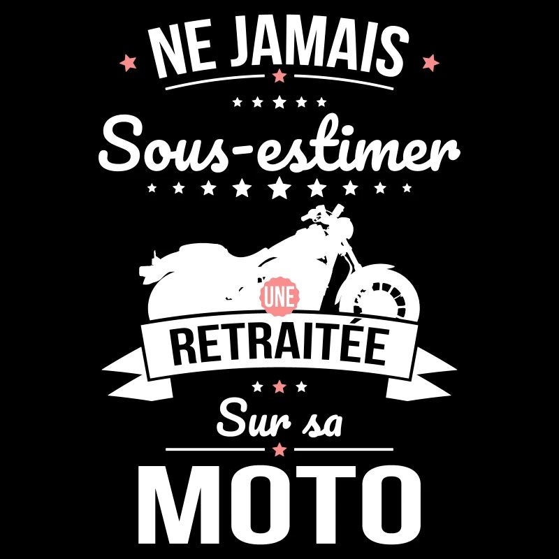 Sous-estimer une retraitée sur sa moto