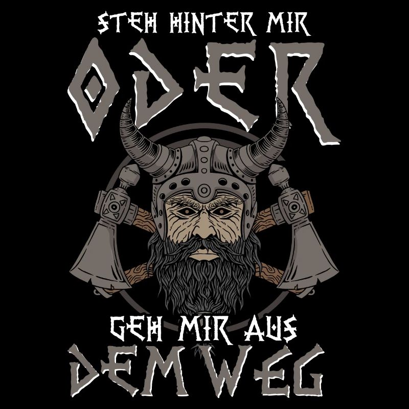 Wikinger Steh Hinter Mir