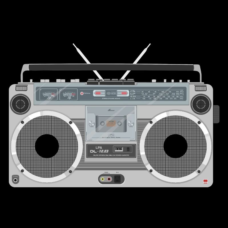 Ghetto blaster retro