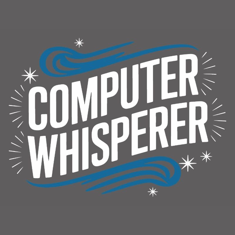 Technischer Support Computerfreak Nerd