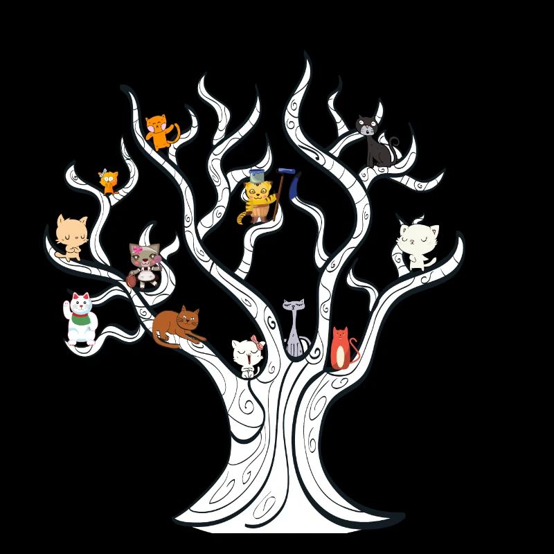 Tree with cats - cat tree