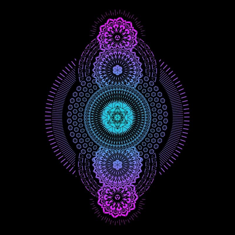 Gradient Geometric Dimension de Metatron