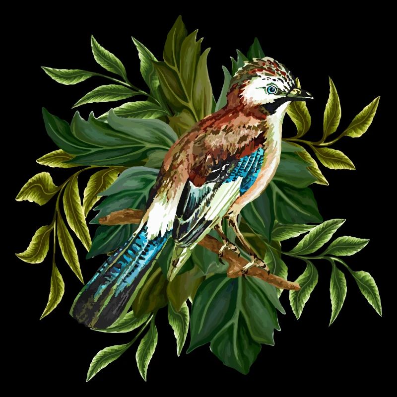 Bunter Vogel