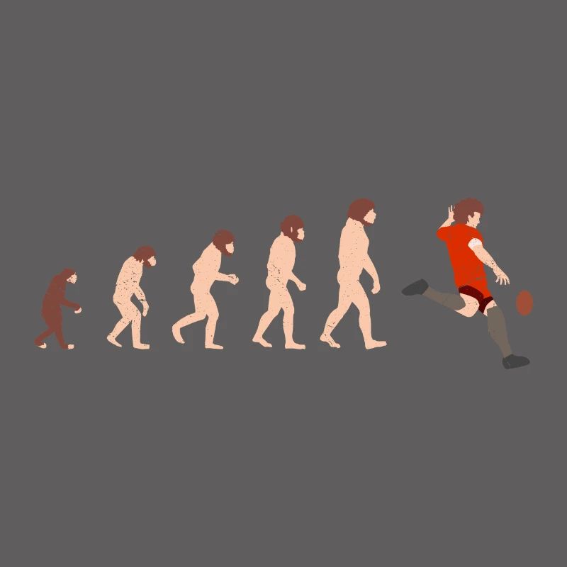 Evolution Rugby Drôle d’idée cadeau