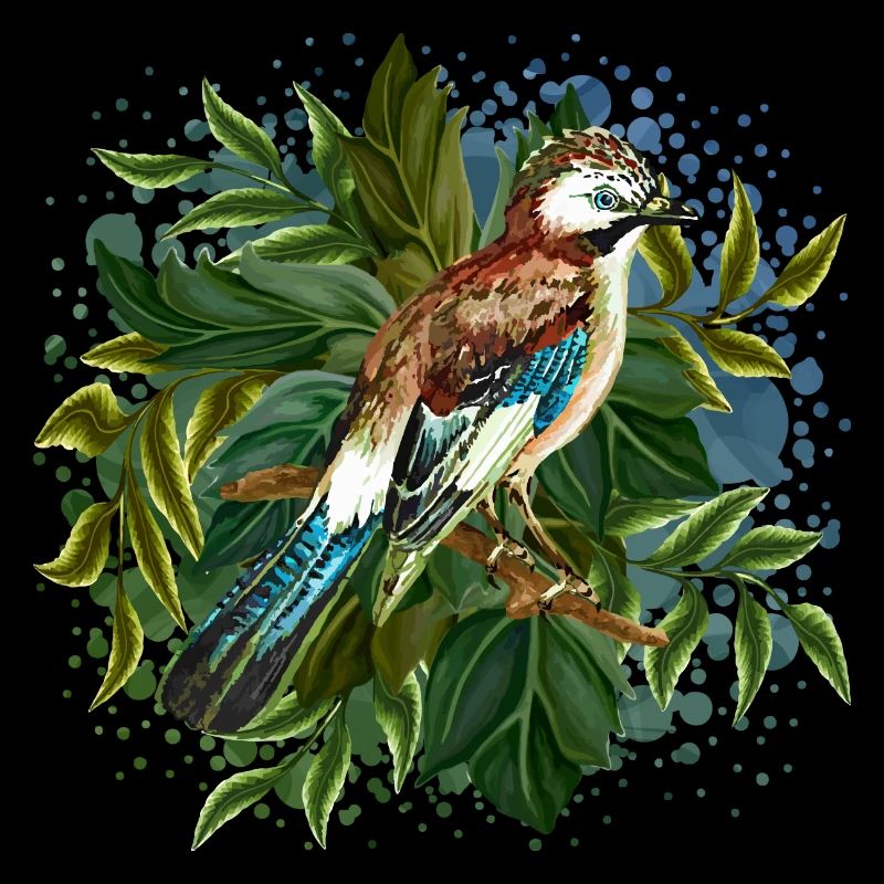 Bunter Vogel