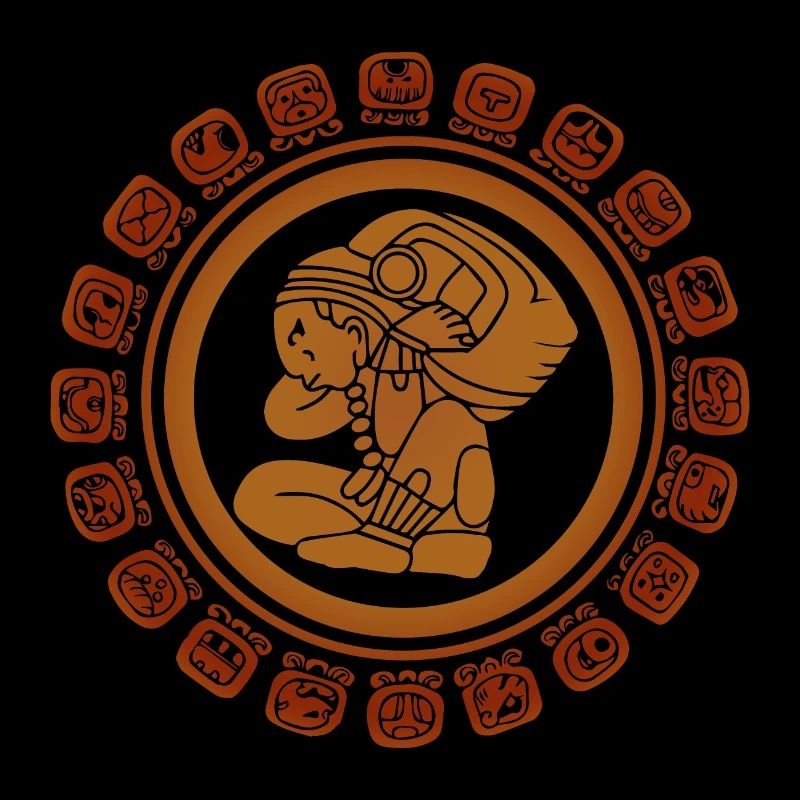 Maya Symbol Maya Kalender Geschenkidee