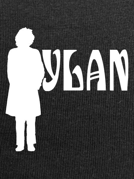 Silhouette White Bob Dylan