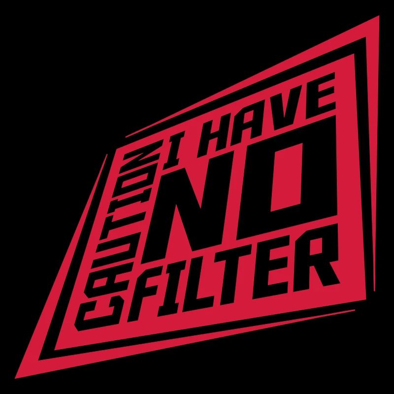 caution no filter Zitat