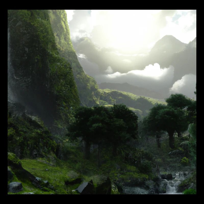 Wunderschöne Berglandschaft