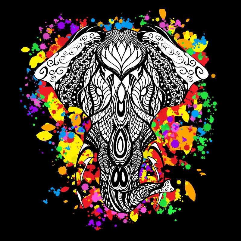 Elefant Regenbogen