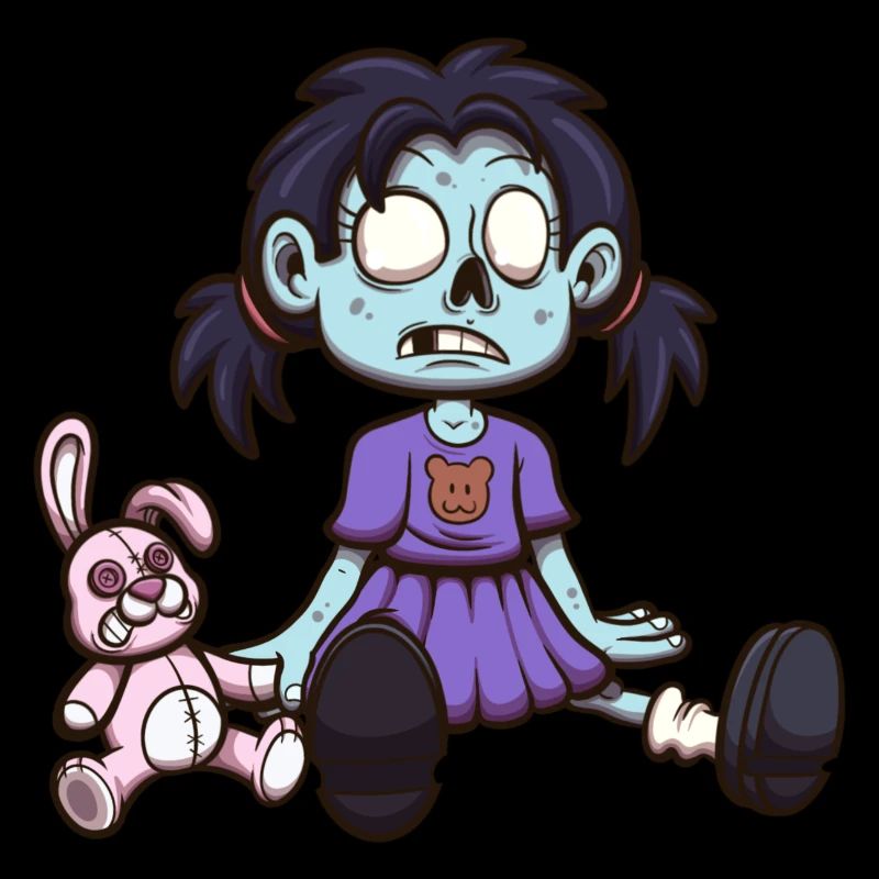 Kleines Zombie-Mädchen