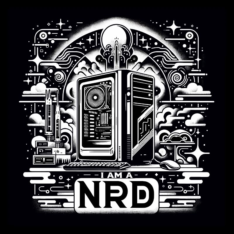 Nerd Pride Black&White