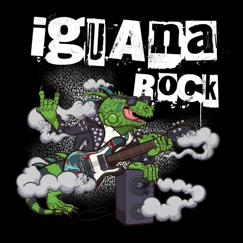 Leguan Rock Cartoon Eidechse Wippe