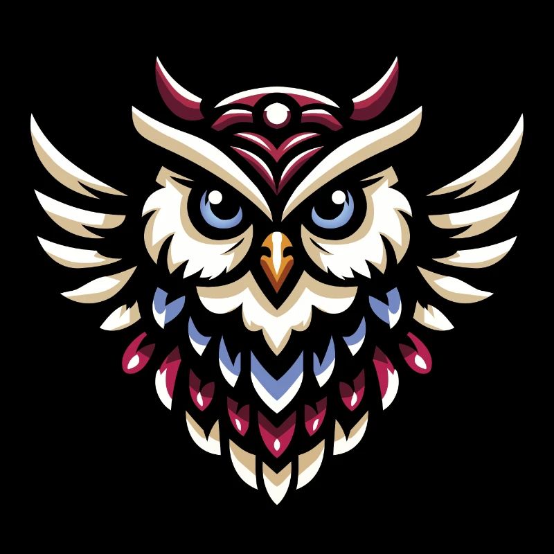 Coole fliegende Eule