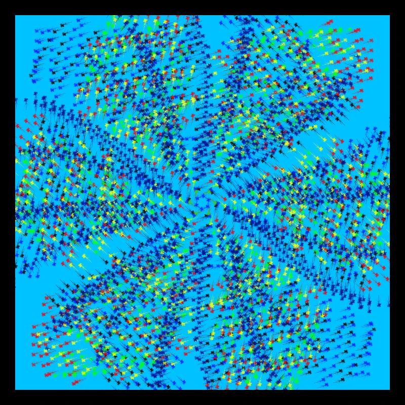 Moulinet bleu clair