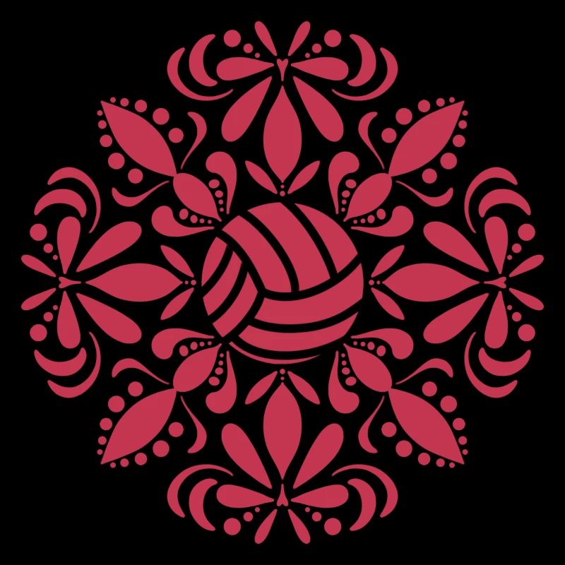Volleyball Mandala