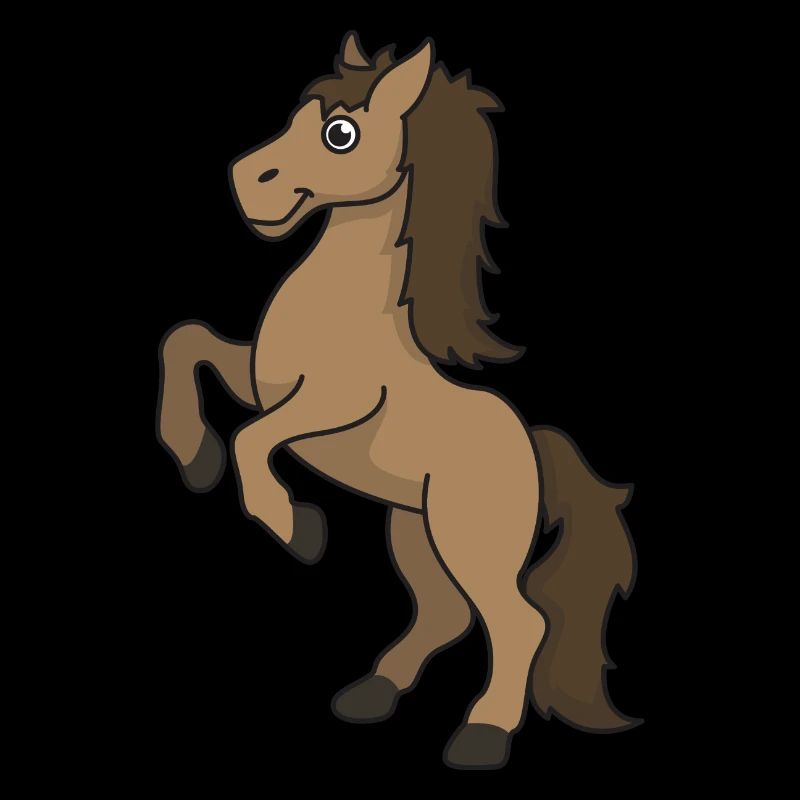 Pferd Pferde Geschenk Comic reiten Reiter Tier