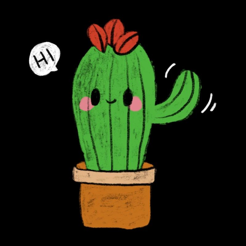 Cactus kawaii