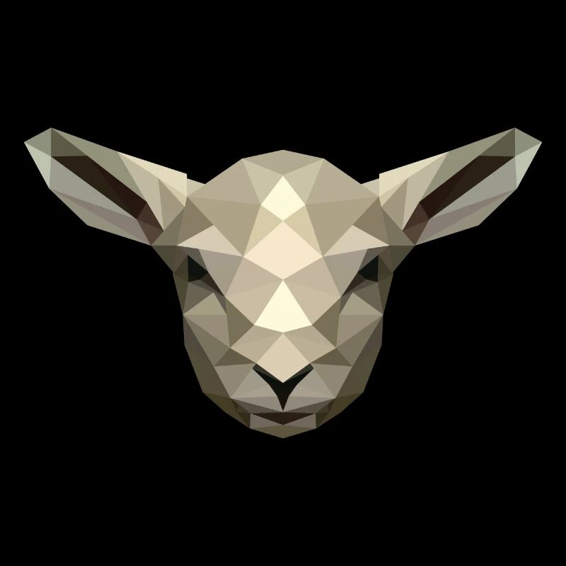 Lamm/Schaf im Poly Design