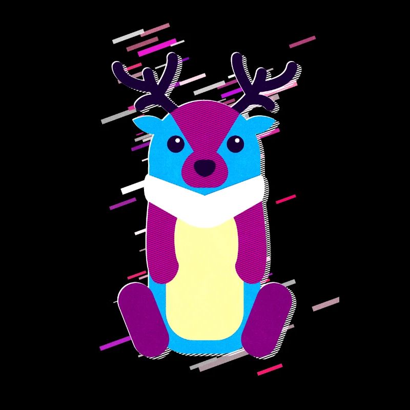 Baby Moose 80s Retro Violet