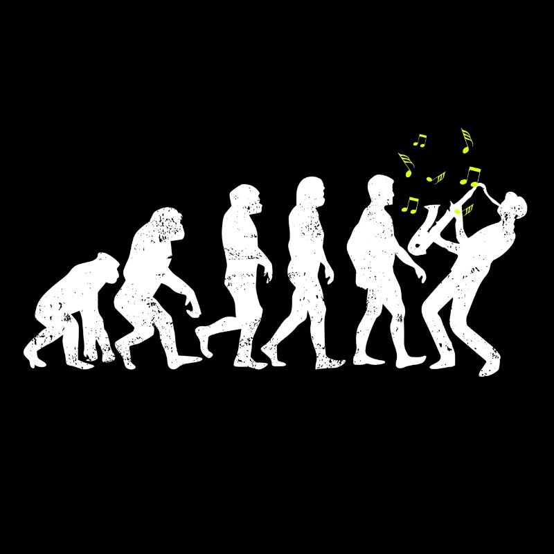 Evolution Jazz Sax Saxophone Musician