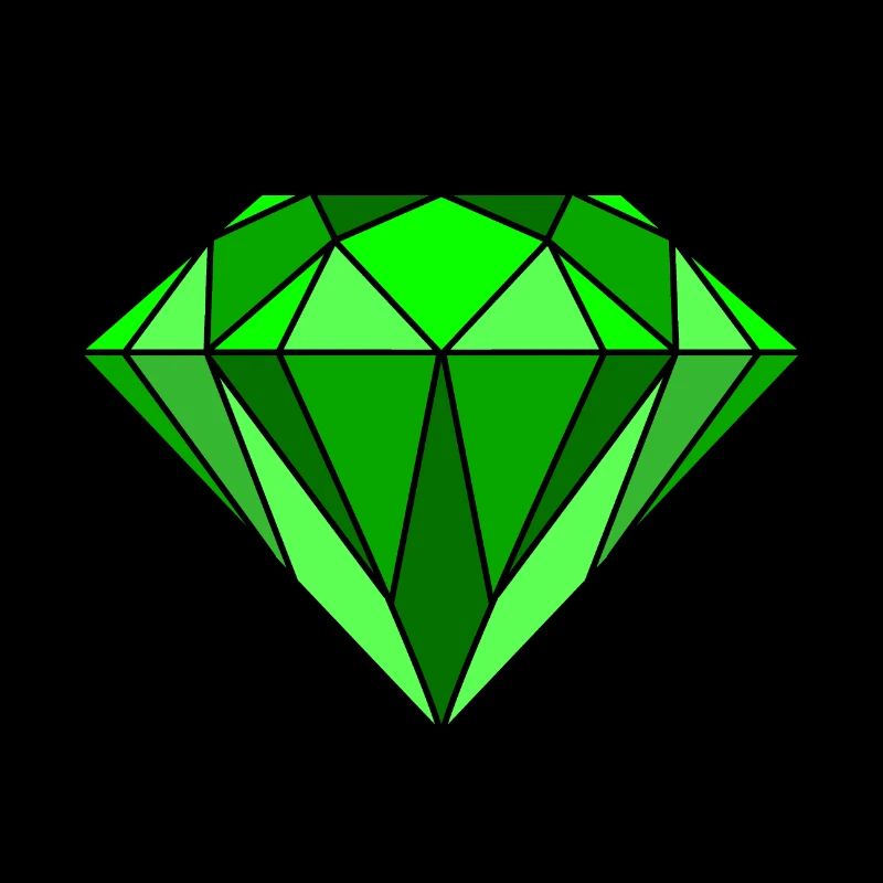Diamond in green