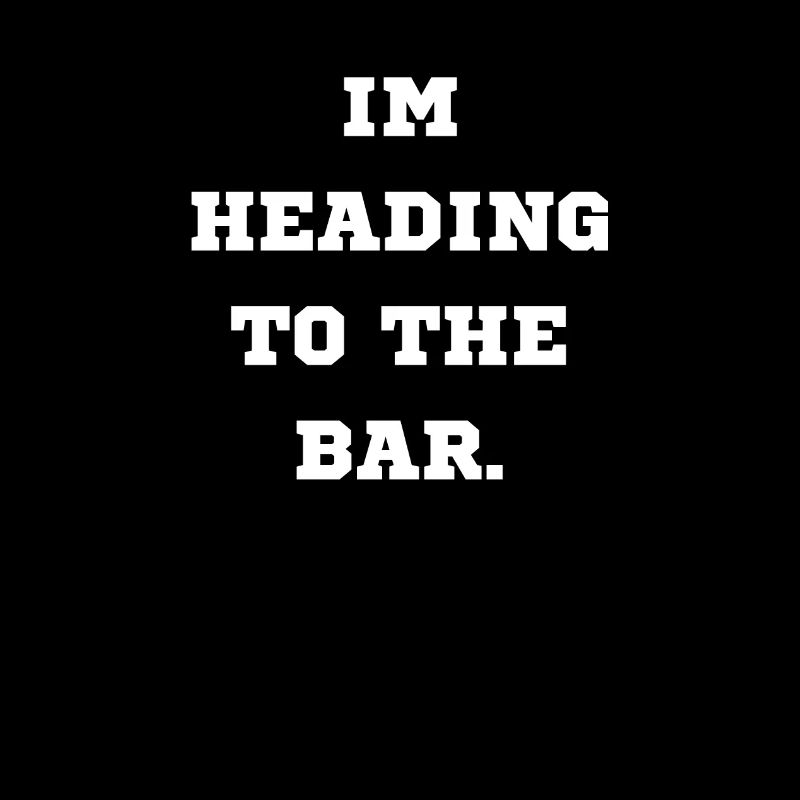 Je vais au bar
