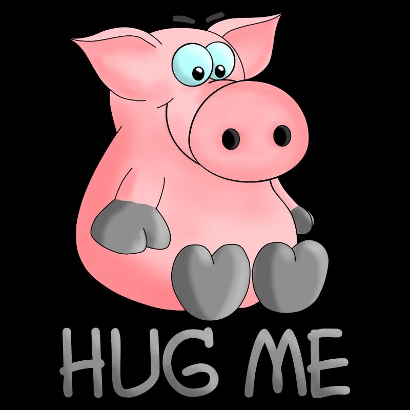 Hug - hug me pig