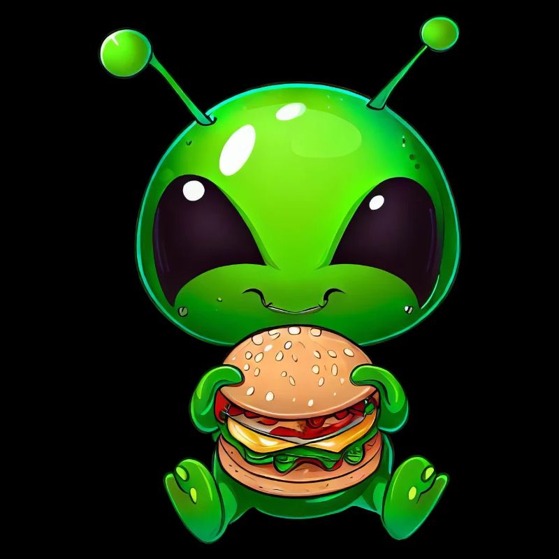 Hungry Alien: Dévoreur de cheeseburger