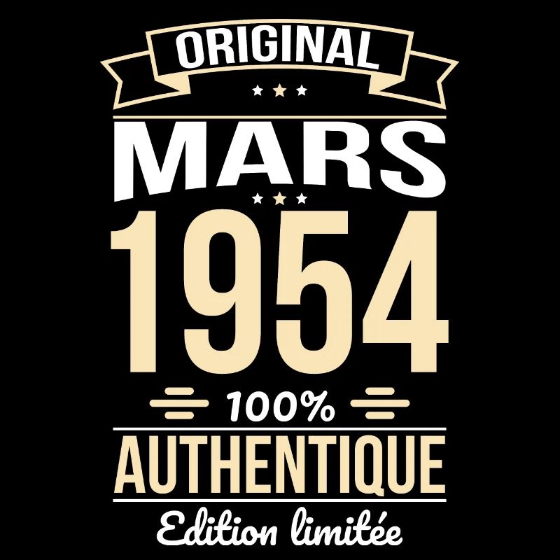 Anniversaire 70 ans - Original - Mars 1954